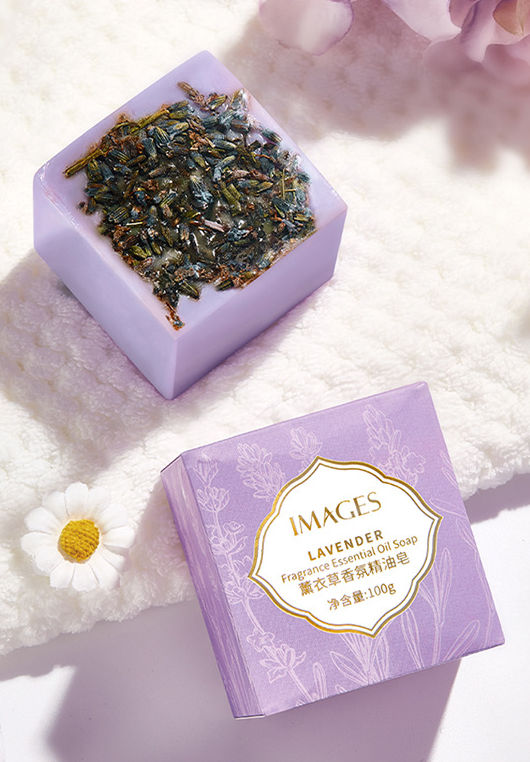 Мыло для лица и тела Лаванда (Fragrance Essential Oil Lavender Soap Images) 100 г