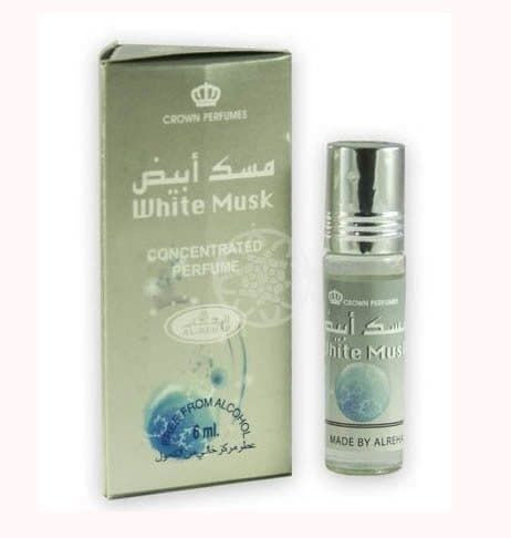Масляные арабские духи Белый Муск Аль-Рехаб (Concentrated Perfume White Musk Al-Rehab) 6мл — 