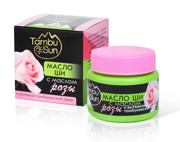 Масло Ши для лица с маслом розы (TambuSun) 50 мл