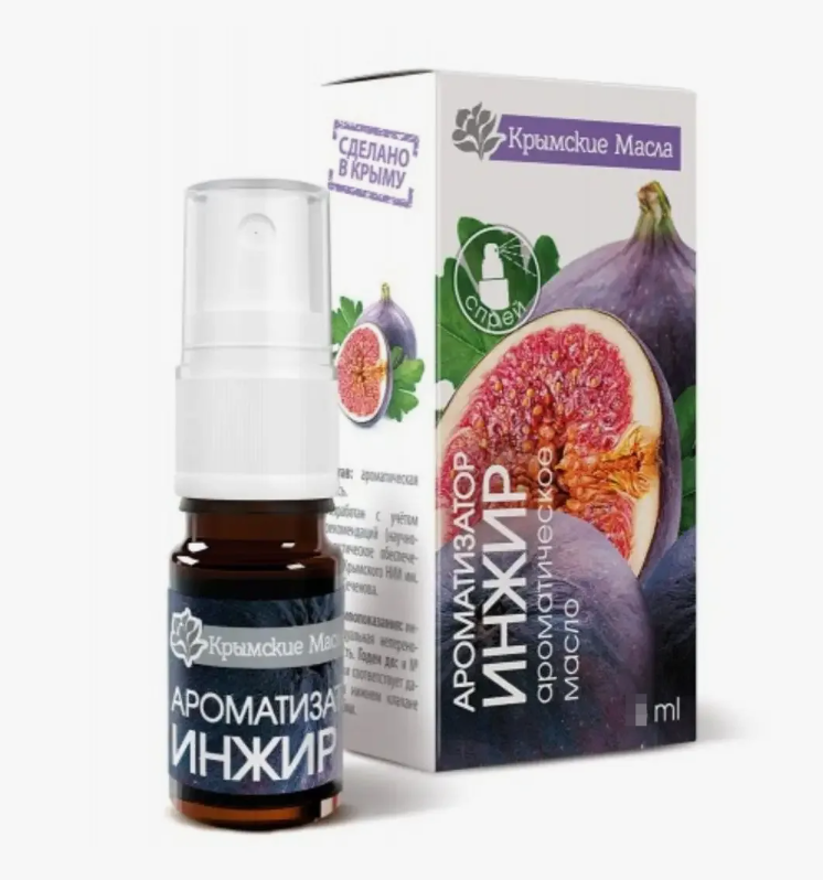 Ароматическое масло Инжир спрей (Крымские масла) 10 мл