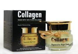 Крем регенерирующий для лица ночной с коллагеном (Collagen Regenerative NIGHT Cream Wokali) 55 г