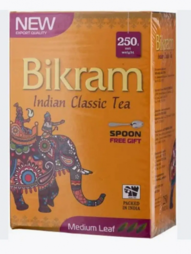 Чай черный индийский среднелистовой Ассам Бикрам (Bikram Black Assam Medium leaf Tea) 250 г + подарок чайная ложка — 