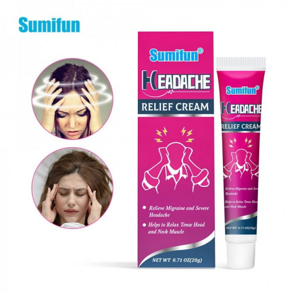 УЦЕНКА! Бальзам от головной боли СРОК ДО 12.2025 (Headache Relief cream Sumifun) 20 г