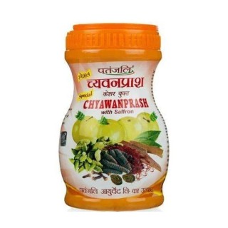 УЦЕНКА! Чаванпраш с шафраном Патанджали ПОМЯТА УПАКОВКА (Chawanprash Special Patanjali) 500 г