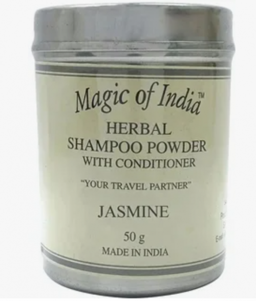 Шампунь сухой травяной Жасмин (Jasmine Shampoo Powder Magic of India) 50 г 