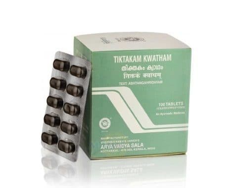 УЦЕНКА! Тиктакам Кватхам Коттаккал СРОК ДО 02.2027 (Tiktakam Kwatham Kottakkal) 100 табл