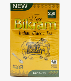 Чай черный индийский байховый с Бергамотом Бикрам (Bikram Black Earl Grey Tea) 250 г + подарок чайная ложка