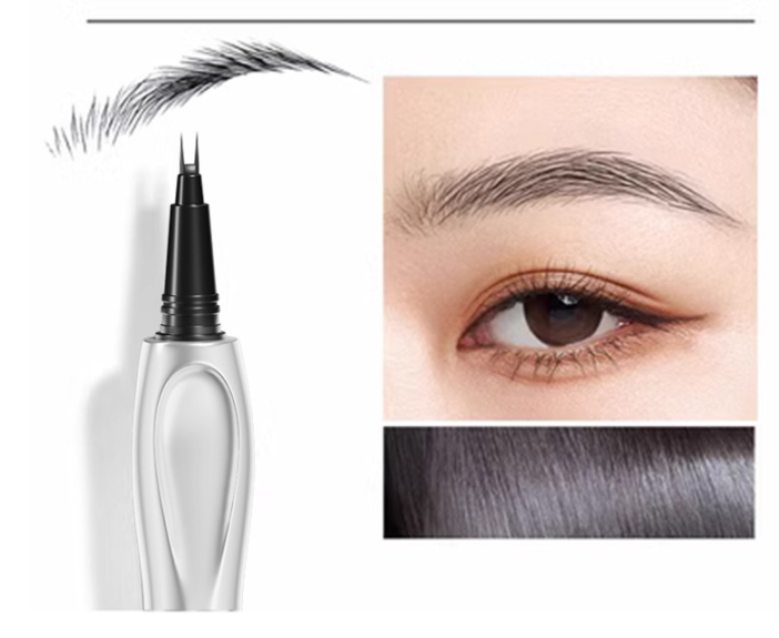 Карандаш для бровей 003 черный с двойной кисточкой водостойкий (Brow stick VIP 003) 0,8 мл