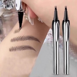 Карандаш для бровей 003 черный с двойной кисточкой водостойкий (Brow stick VIP 003) 0,8 мл