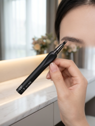 Карандаш для бровей 003 черный с двойной кисточкой водостойкий (Brow stick VIP 003) 0,8 мл