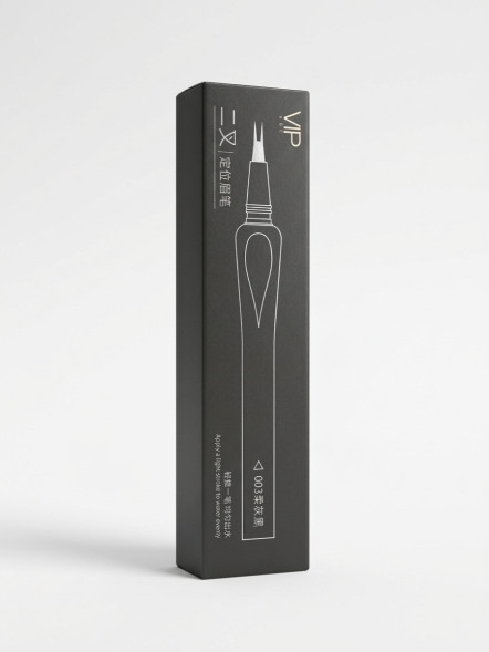 Карандаш для бровей 003 черный с двойной кисточкой водостойкий (Brow stick VIP 003) 0,8 мл