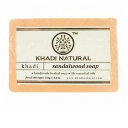 УЦЕНКА! Мыло Сандаловое дерево Кхади ПОМЯТО (Khadi Sandalwood soap) 125 г