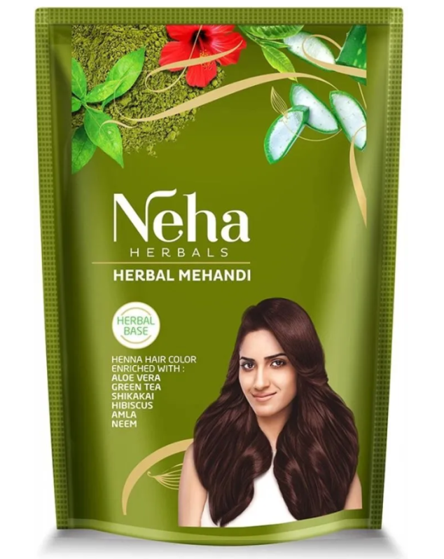 Хна натуральная для волос Хербал Механди Неха (Herbal Mehandi hair Neha) 500 г