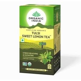 Чай Тулси Сладкий Лимон Органик Индия (Tulsi Sweet Lemon Tea Organic India) 25 пакетиков