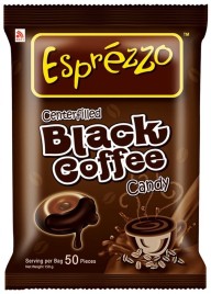 Леденцы Эспрессо Черный кофе (Esprezzo Black Coffee Candy Agel) 50 шт