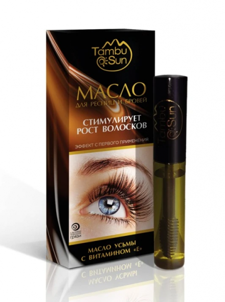 Масло для роста ресниц и бровей с маслом Усьмы (TambuSun) 10 мл