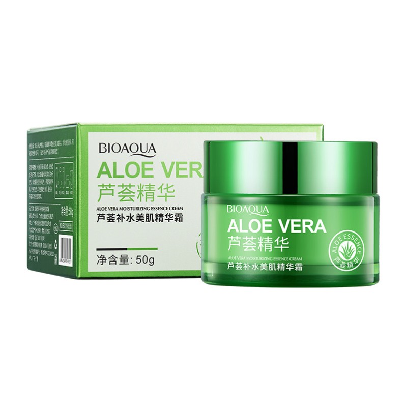Крем увлажняющий с экстрактом алоэ вера (Aloe vera cream Bioaqua) 50 г