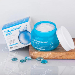 Крем для лица увлажняющий с гиалуроновой кислотой (Hyaluronic Acid Super Aqua Cream FarmStay) 100 мл