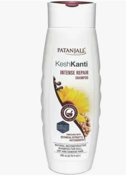 Шампунь для волос Интенсивное восстановление Патанджали (Kesh Kanti Intense Repair Shampoo Patanjali) 200 мл