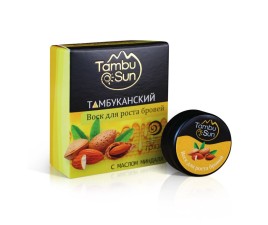 УЦЕНКА! Воск для роста бровей с маслом миндаля СРОК ДО 06.2026 (TambuSun) 5 мл