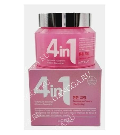 Крем для лица с керамидами укрепляющий (4 in 1 Cream Teunteun Dr. CELLIO Korea) 70 мл