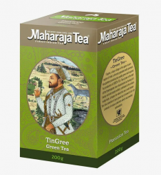 Чай зеленый индийский листовой Тингри Махараджа (Maharaja Green Tea TinGree) 200 г