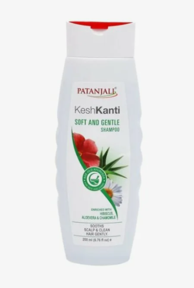 Шампунь для волос успокаивающий Патанджали (Kesh Kanti Soft and Gentle Shampoo Patanjali) 200 мл
