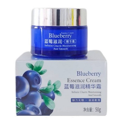 Крем для лица с экстрактом черники (Blueberry Essence Tender Beautiful Skin Moisturizing Cream Bioaqua) 50 г 