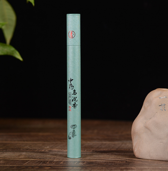 Китайские палочки благовония в тубе Черное агаровое дерево (Chinese incense Wu Chen Xiang) 20 г (40 шт)