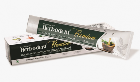 Зубная паста Хербодент Премиум без парабена и фтора (Premium Toothpaste Herbodent) 165 г