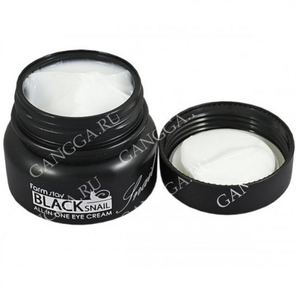 Крем с муцином улитки черной (Black Snail All in One Cream FarmStay) 100 мл