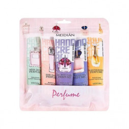 Набор кремов для рук запах духов (HCHANA perfume hand cream Pink charm, Boundless self, Pure fragrance, Reverse Paris, Huayang sweety) 5 шт x 30 г