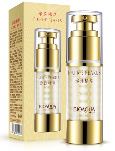 Сыворотка увлажняющая для лица Биоаква (Pure Pearls Moist Smooth Emulsion Bioaqua) 60 г