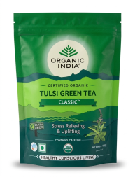 Чай Тулси Зеленый чай Органик Индия (Tulsi Green Tea Organic India) 100 г