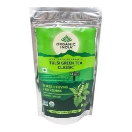 Чай Тулси Зеленый чай Органик Индия (Tulsi Green Tea Organic India) 100 г