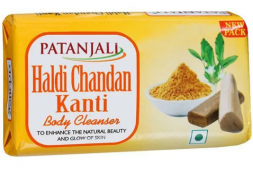 Мыло с куркумой и сандалом Патанджали (Haldi Chandan Kanti soap Patanjali) 150 г