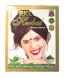 УЦЕНКА! Хна индийская Коричневая Хербал ПОМЯТА УПАКОВКА (Brown Henna RKS) 6 x 10 г