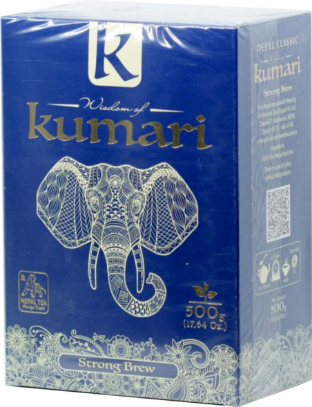 Чай черный байховый листовой непальский Крепкий Кумари (Wisdom of Kumari Strong Tea) 100 г