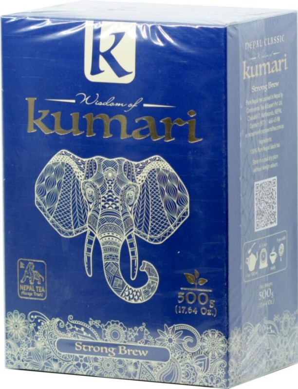 Чай черный байховый листовой непальский Крепкий Кумари (Wisdom of Kumari Strong Tea) 100 г