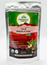 Чай Тулси с Масалой Органик Индия пакет (Tulsi Masala Chai Organic India) 100 г