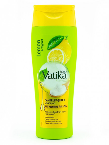 Шампунь для волос от перхоти Лимон и Йогурт Дабур Ватика (Dabur Vatika Lemon and Yoghurt Dandruff Guard) 200 мл