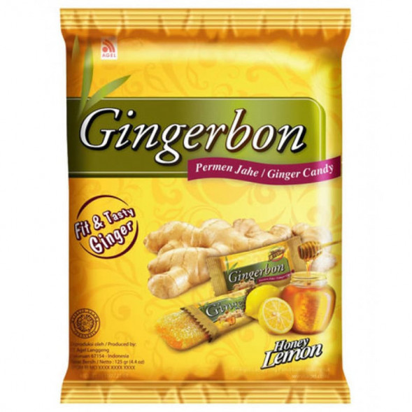 Имбирные конфеты Мед и Лимон Джинджербон (Gingerbon Honey and Lemon) 125г