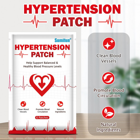 Пластыри от высокого давления (Sumifun Hypertension Patch) 6 шт