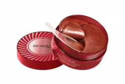 УЦЕНКА! Патчи гидрогелевые для глаз с красными водорослями СРОК ДО 03.2026 (Bioaqua Eye Mask Haematococcus) 60 шт 