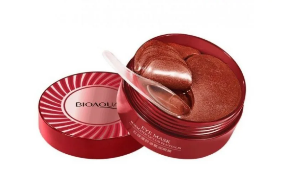 Патчи гидрогелевые для глаз с красными водорослями (Bioaqua Eye Mask Haematococcus) 60 шт 