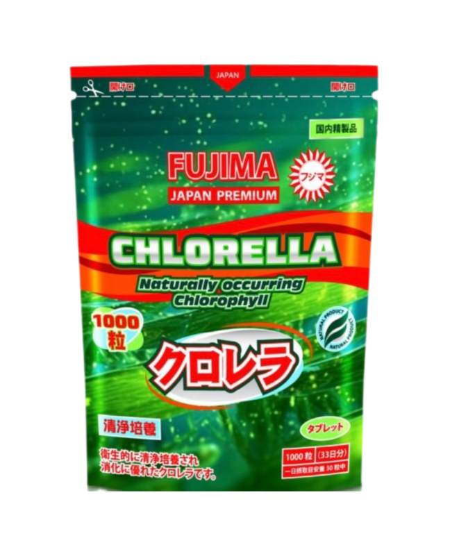 Водоросль Хлорелла (Japan Premium Chlorella Fujima) 1000 таблеток