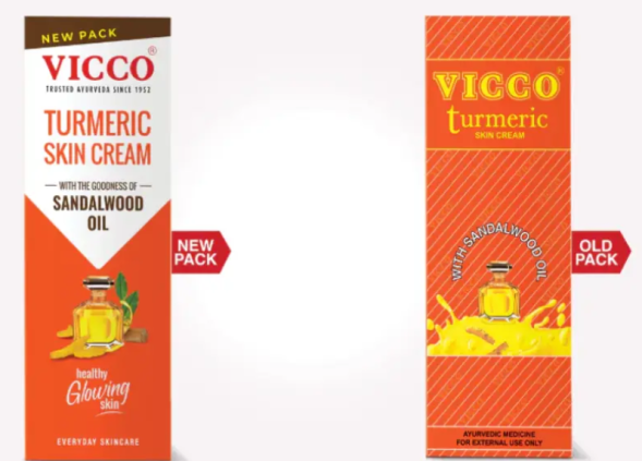 УЦЕНКА! Крем Турмерик с куркумой и маслом Сандала ПОМЯТА УПАКОВКА (Turmeric Cream Vicco) 30 г