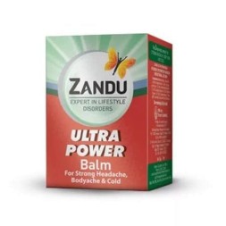 УЦЕНКА! Бальзам Занду Красный Ультра Сила ПОМЯТА КОРОБОЧКА (Zandu Ultra Power Balm) 8 мл