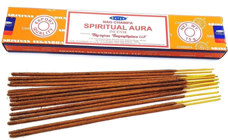 Благовония Духовная Аура Сатья (Satya Nag Champa Spiritual Aura) 15 г