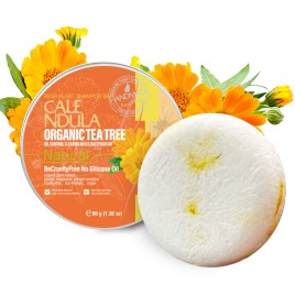 Твердый шампунь для волос с экстрактом Календулы (Natural Organic Calendula Shampoo Soap) 60 г